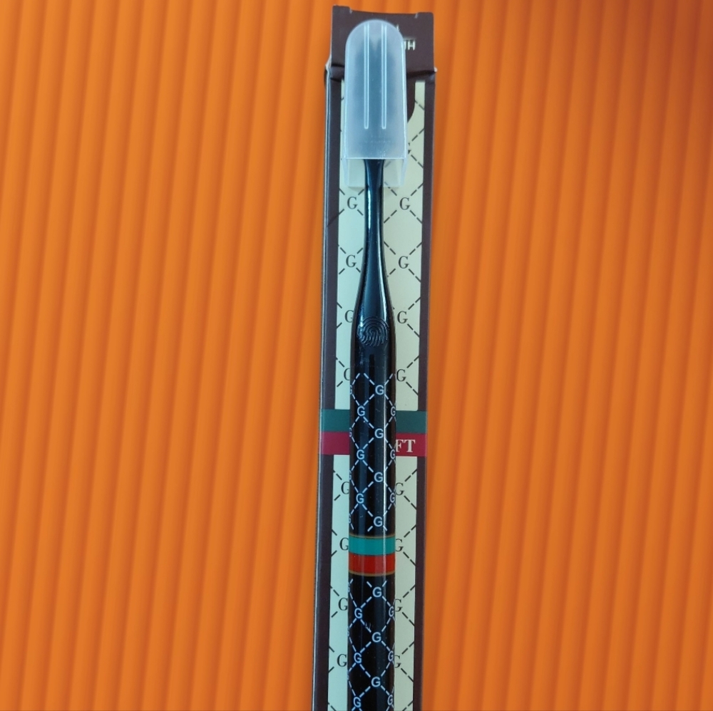 Gucci Black Designer Toothbrush